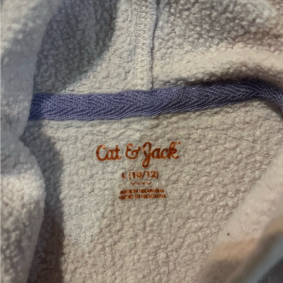 Cat and Jack girls fleece hoodie sweatshirt - Picture 4 of 4